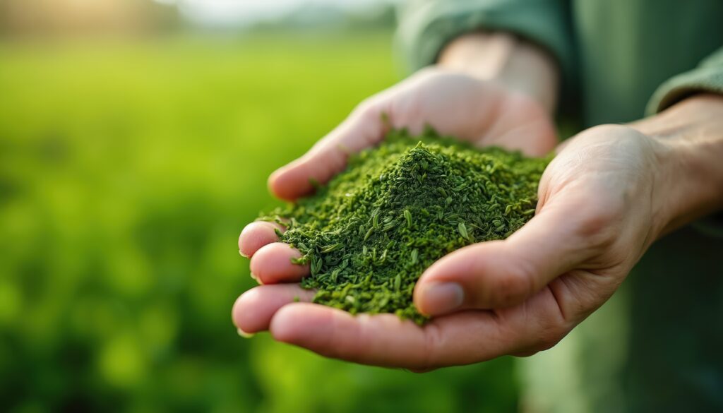 backdrop signify sustainability, serenity, wellness. natural agriculture promotes healthy beverages, connection to nature.