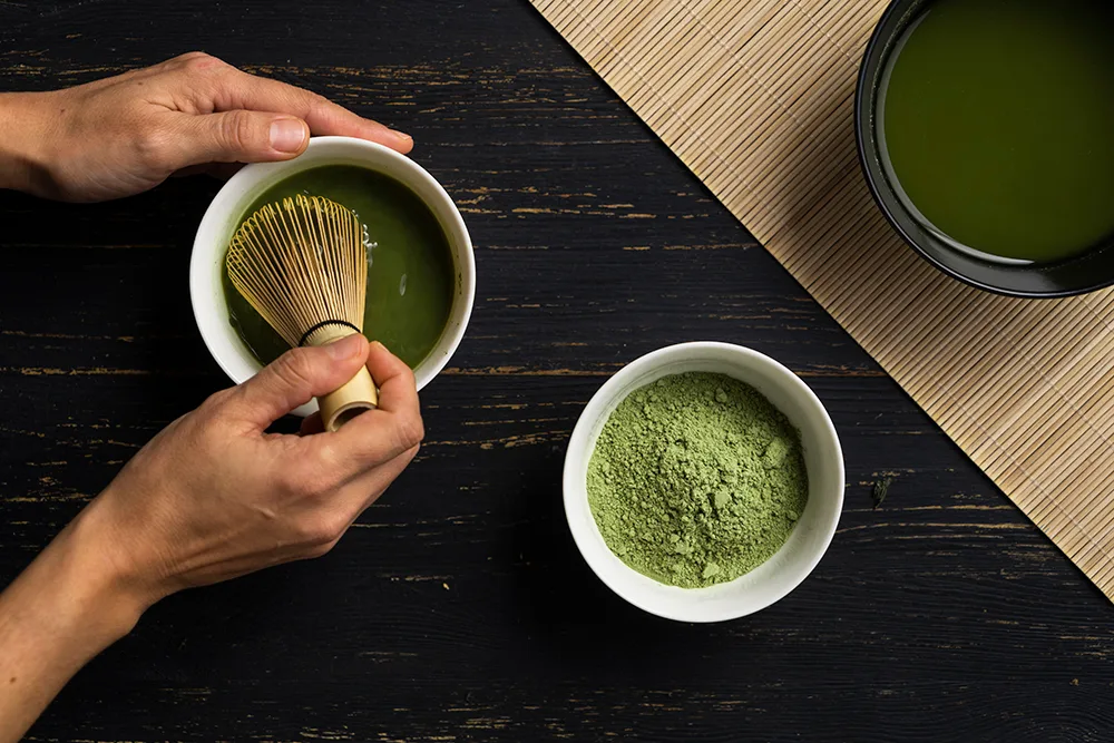 matcha teen valmistus